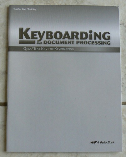 Abeka keyboarding document - abeka,