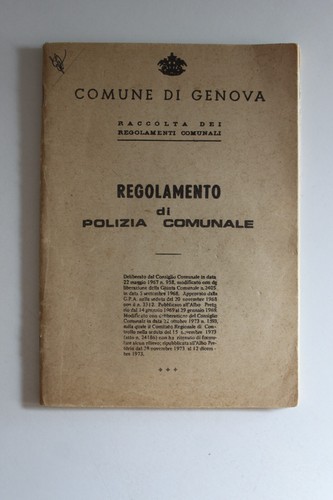 Comune genova regolamento - comune,