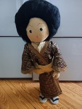Bambola Geisha Giapponese- Doll Japanese Vintage in Kimono Japan Modernariato 60