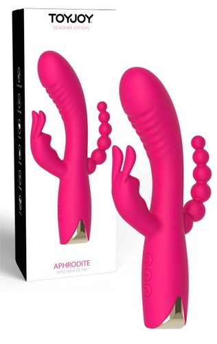 Vibratore triplo dildo rabbit