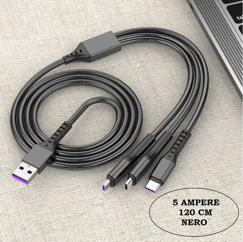 Cavo usb type in 1 - 5a,