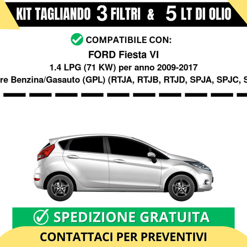Tagliando per ford fiesta - per, vi