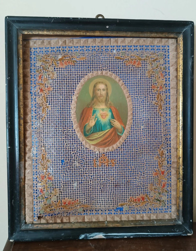 Quadro traforo tessuto voto - traforo,