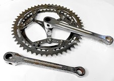 Guarnitura completa. 42/52 denti. Acciaio 17 cm. Per bici sport vintage (GUA#02)