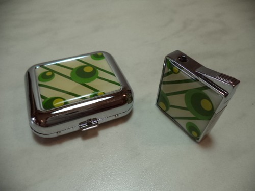 Set accendino posacenere da - accendino,