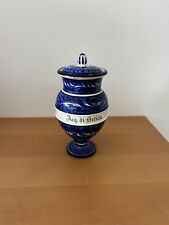 Vaso Anfora Farmacista Erborista in Ceramica Dipinto a Mano Acq. di Ortica CM 25