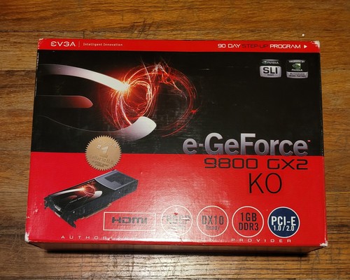 Evga nvidia geforce 9800 gx2 - e-geforce,