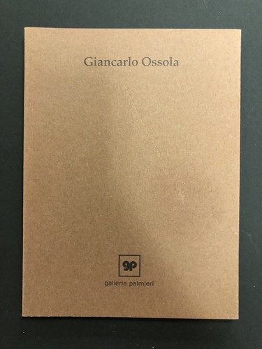 Giancarlo ossola opere - ossola.,