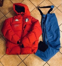TUTA COMPLETA KAPPA FISI NAZIONALE SCI ITALIANA XXL AUDI PIUMINO PANTALONE