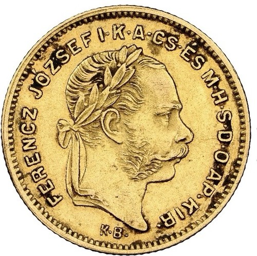 Oro austria ungheria - ungheria, 1870