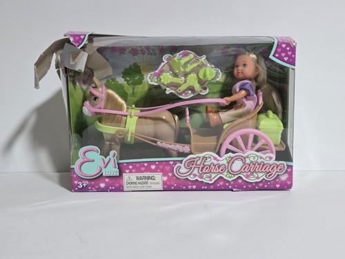 Set bambola carrozza cavalli