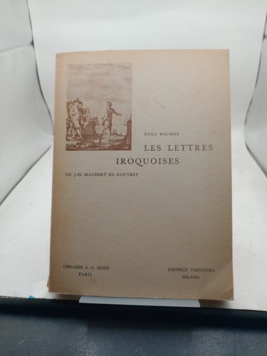 Les lettres iroquoises - ,