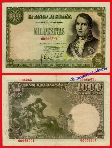España spain 1000 pesetas - 1000,