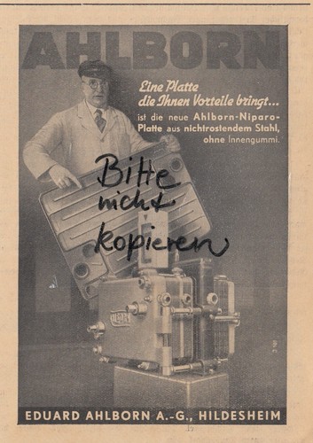 Hildesheim pubblicità 1939 - hildesheim,,