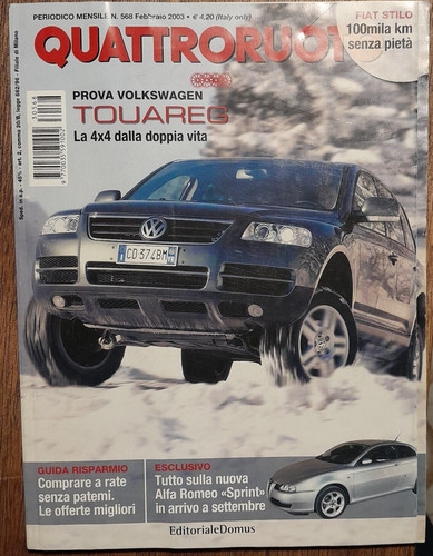Quattroruote 2003 fiat - quattroruote, n.2/2003