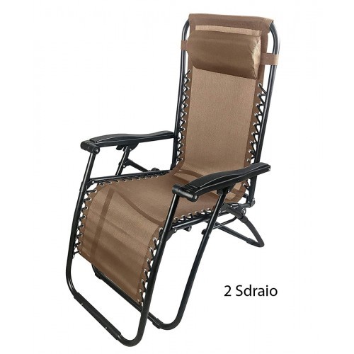 Sdraio marrone basculante - sdraio,