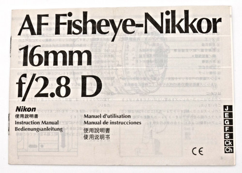 Nikon foglio uso - foglio,