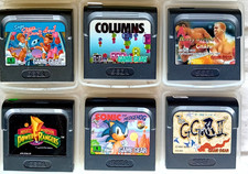 Sega Game Gear- The GG Shinobi II Ninja + altri 5 giochi -Solo Cartucce -Lotto 2