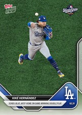 2025 Topps Now MLB #918 Kike Enrique Hernandez Los Angeles Dodgers PREVENDITA