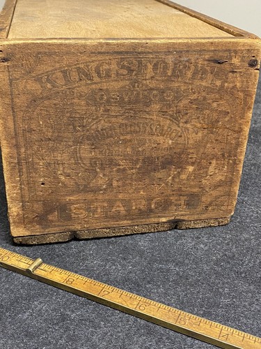 Scatola pubblicitaria legno