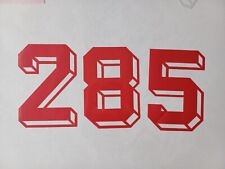 NUMERI MAGLIE CALCIO PALLAVOLO VINTAGE PER MAGLIE SQUADRE CALCIO ROSSI