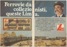 PUBBLICITA' ADVERTISING WERBUNG LIMA TRENI ELETTRICI GOLDEN SERIES 1978