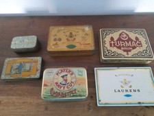 5 SCATOLE IN LATTA VINTAGE