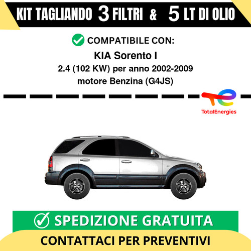 Tagliando per kia sorento - per, i