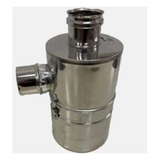 ABBATTITORE DI FULIGGINE AD ACQUA Ø80-100 INOX 316 STUFE CALDAIE FORNI A PELLET