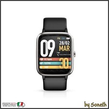 OROLOGIO SMARTWATCH UNISEX TECHMADE MOVE TM-MOVE-SBK NERO E GRIGIO