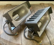 Faretti Anni 70 Industriali Tutti In Metallo Industrial Design Italy NO Alogeno