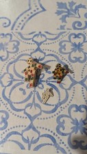 2x Pin spillette Italia 90 Mondiali Calcio - Metallo Vintage Raro
