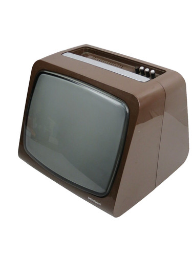 Antico televisore valvole - televisore,