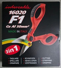 INTERCABLE FORBICI DA ELETTRICISTA INTERCABLE 16020- F1    3 in 1.