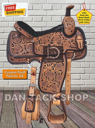 Sella western barrel pelle - western,
