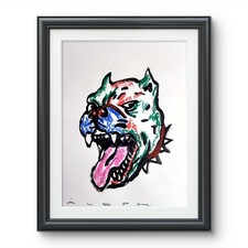 Aleph Original Art Pitbull 2