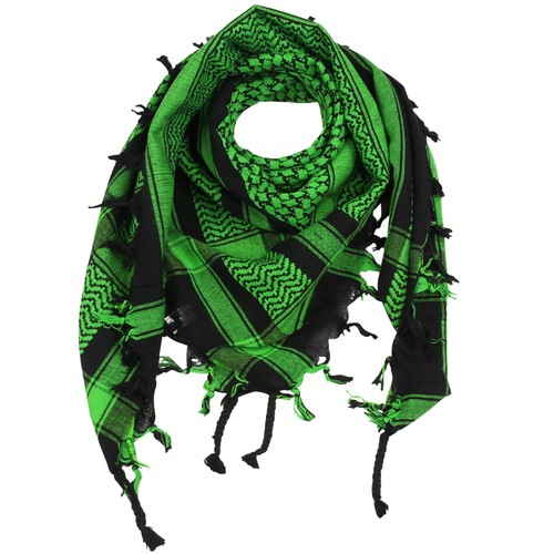 Kefiah verde nera - e,