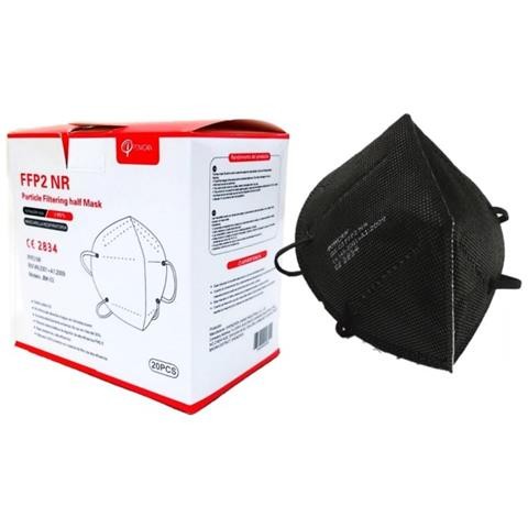 Mascherine ffp2 nere pz - nere,