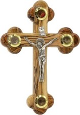 Crocifisso croce in legno di