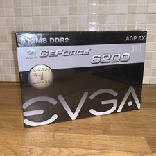RARA AGP GeForce 6200 EVGA