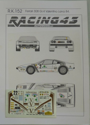 Ferrari 308 4 rally - 1/43,