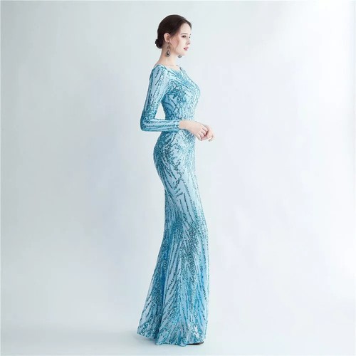 Vestito abito elegante - vestito, lungo