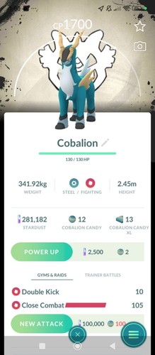 Cobalion road legend - cobalion,