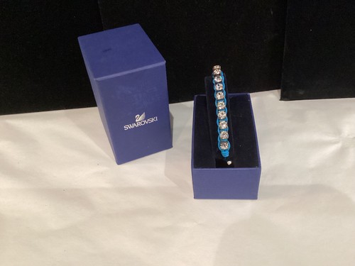 Bracciale strass corda - corda, blu