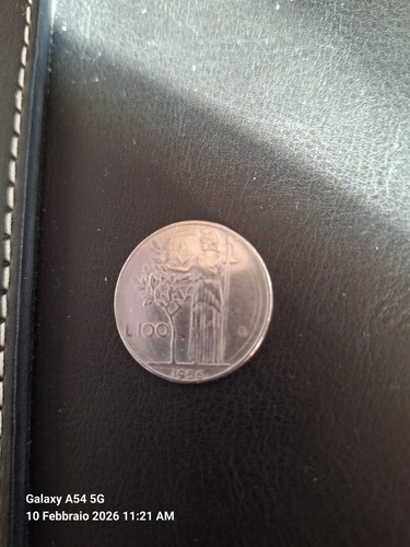 Moneta 100 lire del 1956 - moneta, da