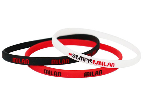 Tris bracciali silicone - tris, in