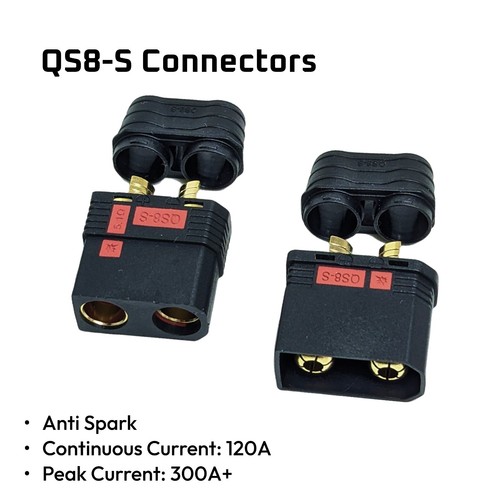 Connettore batteria qs8 anti - batteria,
