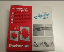 Fischer scatola 50 pz  SCH12-16  fissatubo grigio