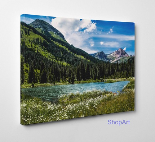 Quadro montagne alpi lago - quadro,
