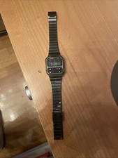 Orologio CASIO mod. A100WEGG-1ADF Digitale VINTAGE Acciaio LCD nero Chrono Alarm